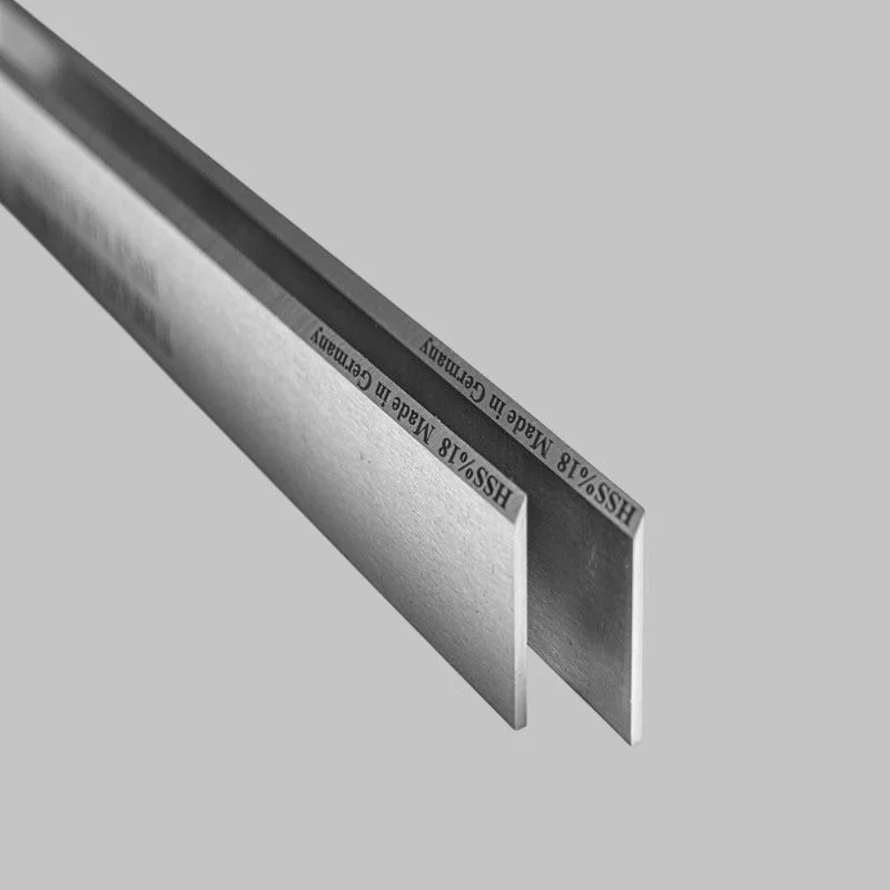 2x Hobelmesser 260x18x3mm HSS%18 für Scheppach ohne Nuten