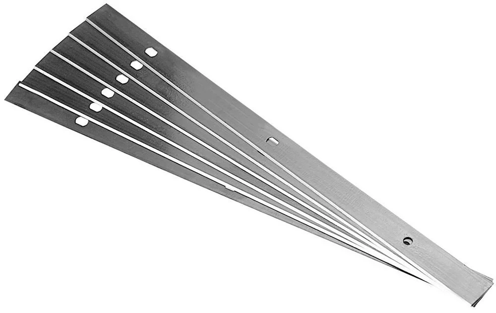 6x Hobelmesser für Holzstar 5913260 - 260x19x1mm HSS%18