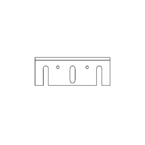 2x Hobelmesser für Skil 82x29x3mm Typ 96H