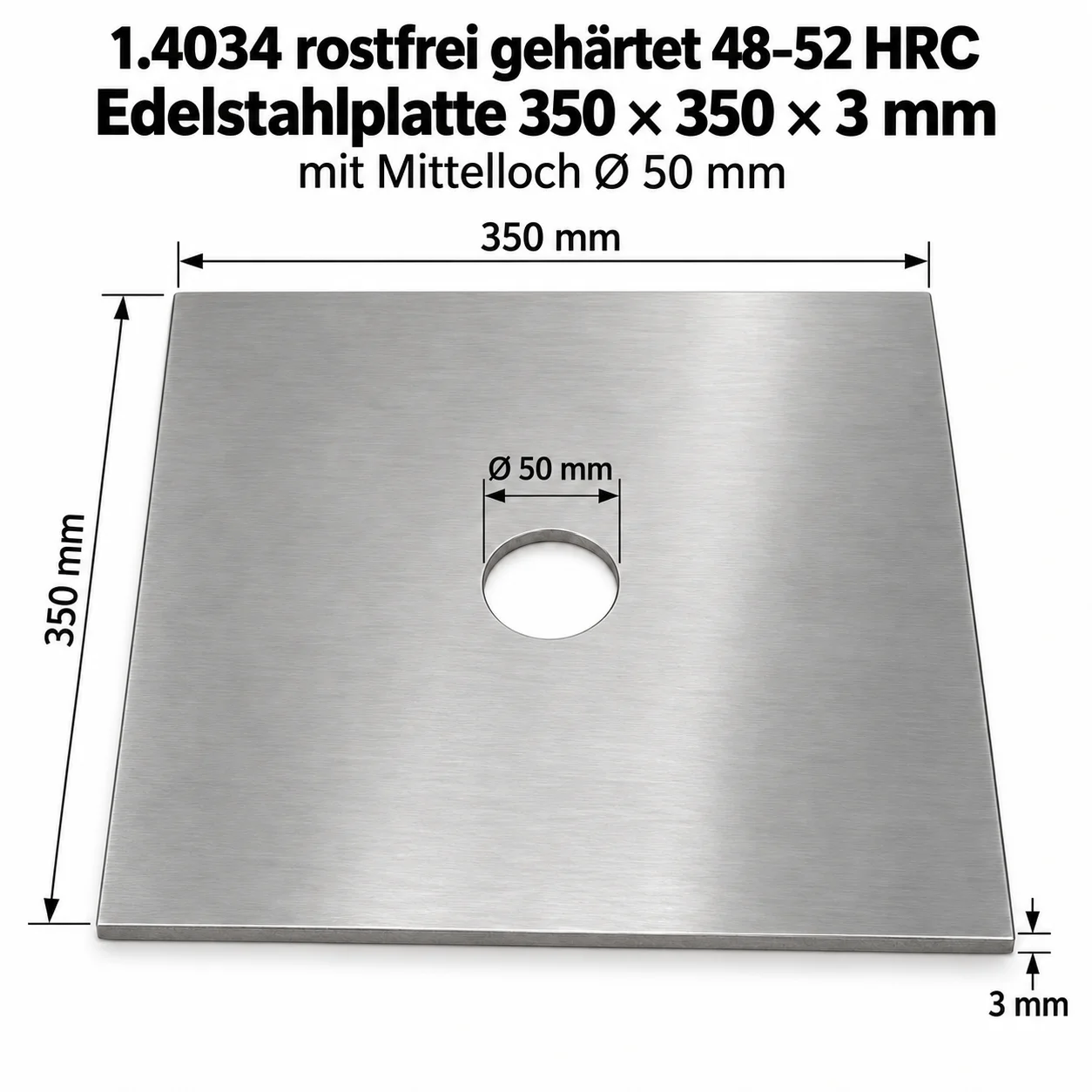 1.4034 Rostfreistahl / X46Cr13 • Werkzeugstahl • Messerstahl