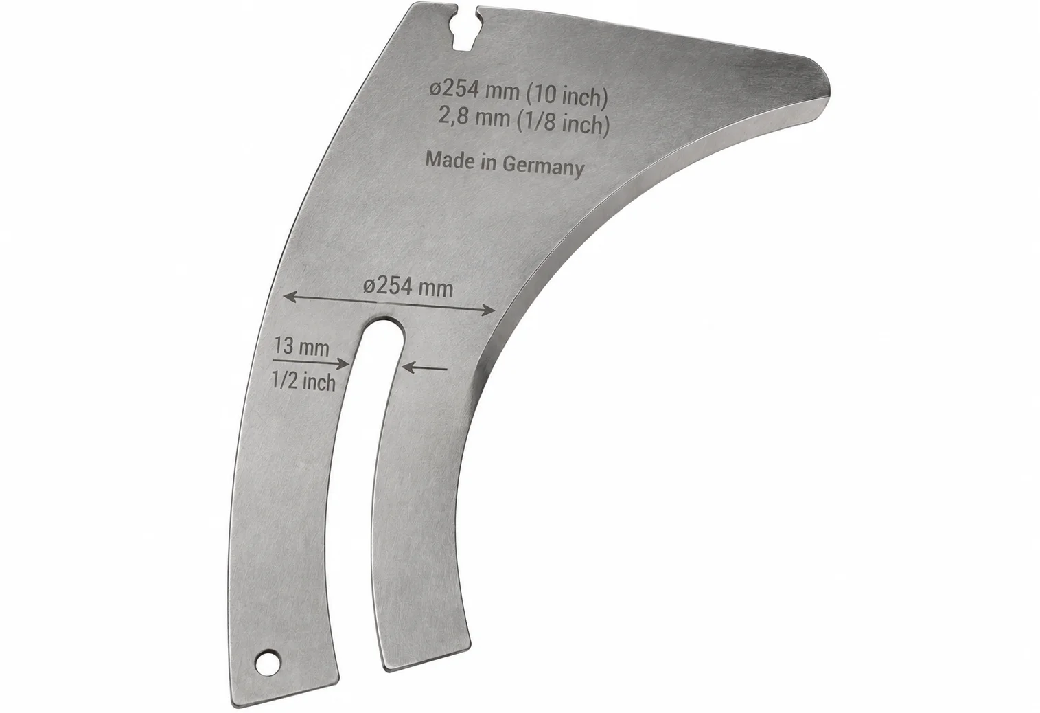Spaltkeil für Hammer K2 – Ø 250 mm – 2,8 mm – Aufnahme 13 mm – Federstahl