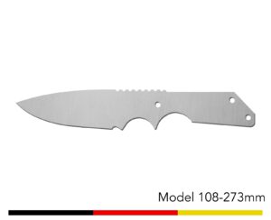 Jagdmesser Messer Rohling / Model 108 - 273mm