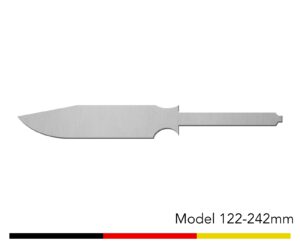 Jagdmesser Messer Rohling / Model 122 - 242mm