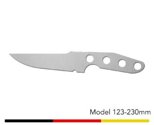 Jagdmesser Messer Rohling / Model 123 - 230mm