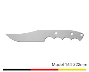 Jagdmesser Messer Rohling / Model 164 - 222mm