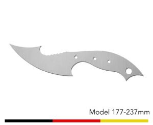 Jagdmesser Messer Rohling / Model 177 - 237mm
