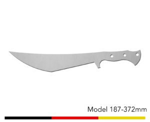 Jagdmesser Messer Rohling / Model 187 - 372mm