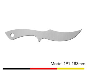 Jagdmesser Messer Rohling / Model 191 - 183mm