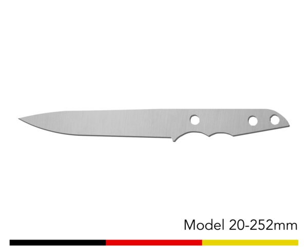 Jagdmesser Messer Rohling / Model 20 - 252mm