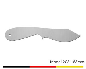 Jagdmesser Messer Rohling / Model 203 - 183mm