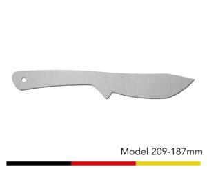 Jagdmesser Messer Rohling / Model 209 - 187mm