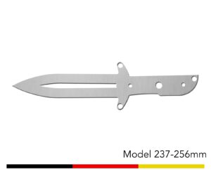 Jagdmesser Messer Rohling / Model 237 - 256mm