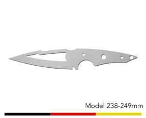 Jagdmesser Messer Rohling / Model 238 - 249mm