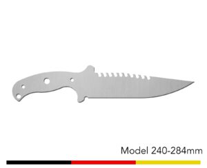 Jagdmesser Messer Rohling / Model 240 - 284mm