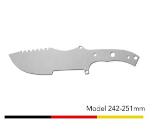 Jagdmesser Messer Rohling / Model 242 - 251mm