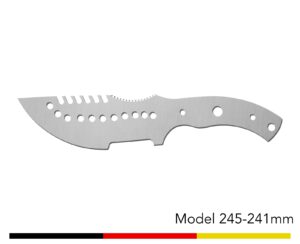 Jagdmesser Messer Rohling / Model 245 - 241mm
