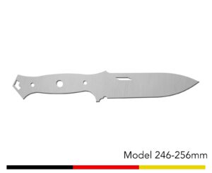 Jagdmesser Messer Rohling / Model 246 - 256mm
