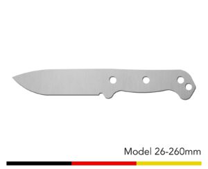 Jagdmesser Messer Rohling / Model 26 - 260mm