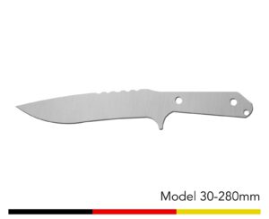 Jagdmesser Messer Rohling / Model 30 - 280mm