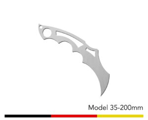 Jagdmesser Messer Rohling / Model 35 - 200mm