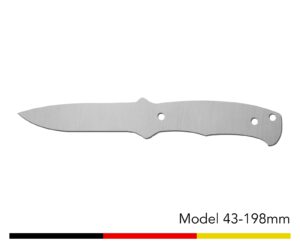 Jagdmesser Messer Rohling / Model 43 - 198mm