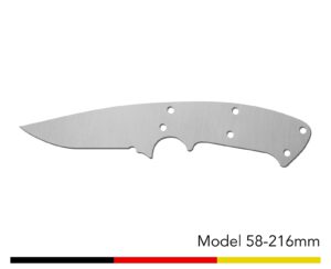 Jagdmesser Messer Rohling / Model 58 - 216mm