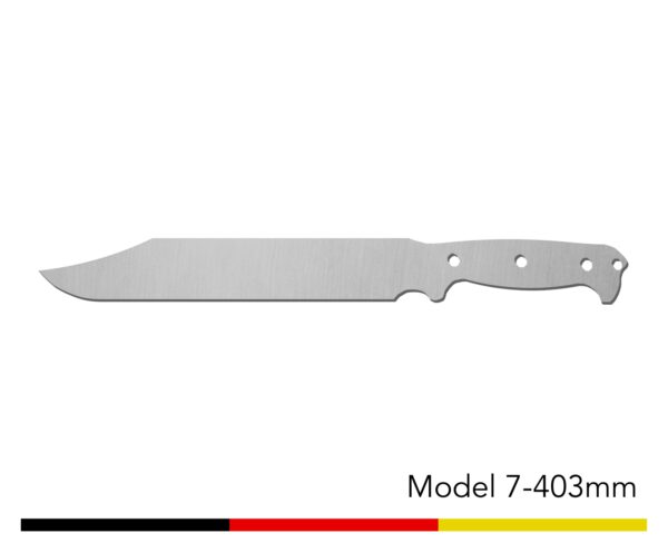 Jagdmesser Messer Rohling / Model 7 - 403mm