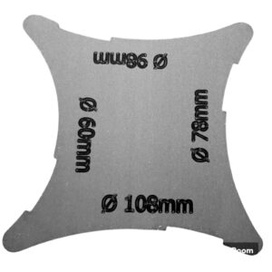 1 Stk Hobelmesser Einstellehre für Hobelmesserköpfe 50x50mm