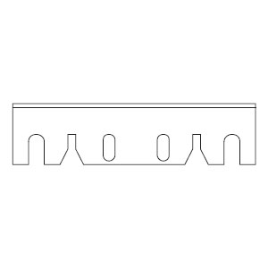 2x Hobelmesser für Hitachi F50A 156×31×3 HSS 6-9/64″×1-7/32″×1/8″